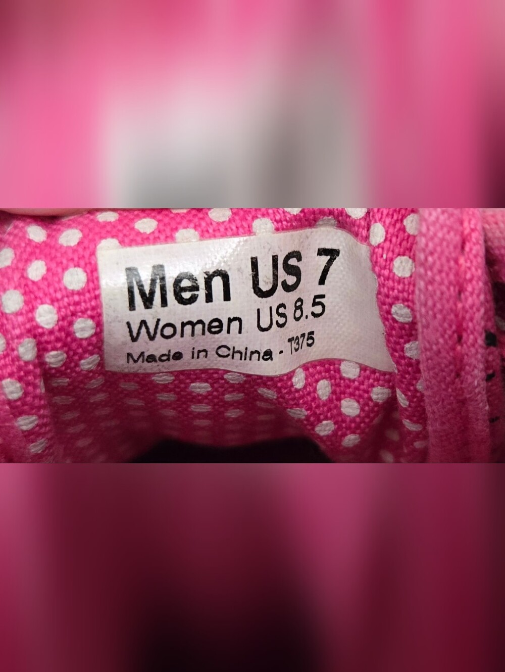 Vans Pink Hello Kitty Print Canvas Sneakers - Picture 4 of 4